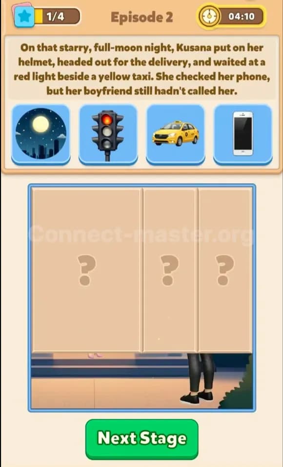 Connect Master Story Answer Out of Control Episode 2 Stage 1