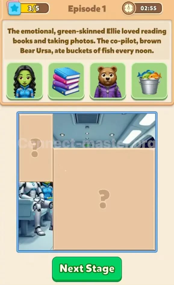 Connect Master Story Answer Time Travelers Episode 1 Stage 3