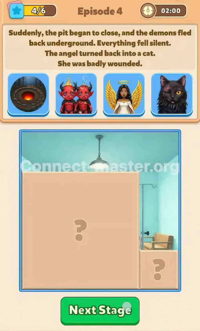 Connect Master Story Answer The Black Cat Episode 4 Stage 4