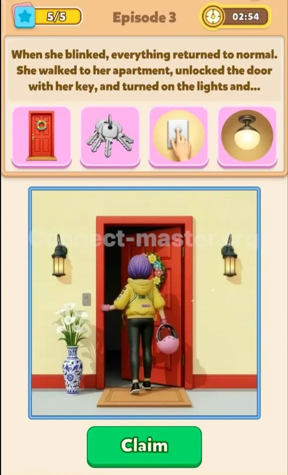 Connect Master Story Mode Answer Out of Control Episode 3