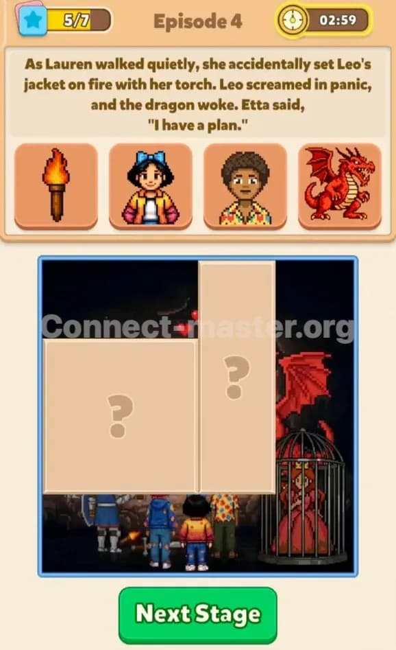 Connect Master Story Answer Arcade Room Episode 4 Stage 5