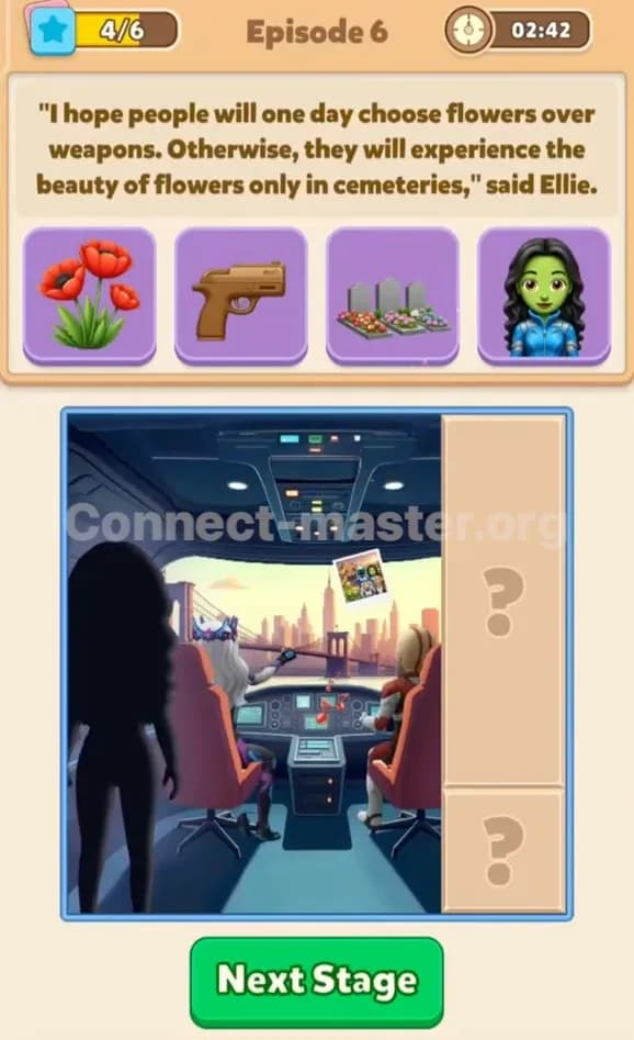 Connect Master Story Answer Time Travelers Episode 6 Stage 4