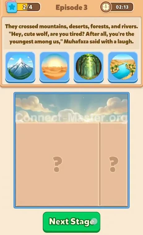 Connect Master Story Answer The Sky Above The Cage Episode 3 Stage 2