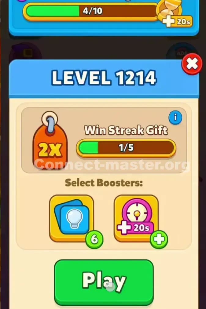 Connect Master Level 1214 Solution 1