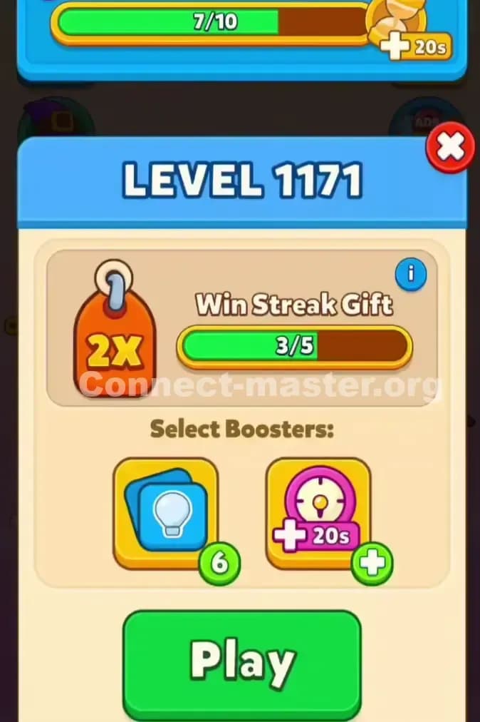 Connect Master Level 1171 Solution 1