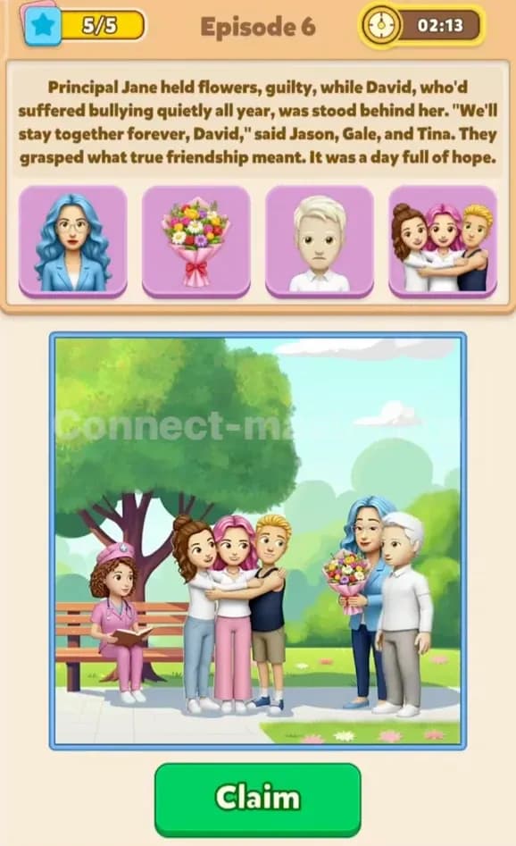 Connect Master Story Mode Answer The Wages Of Sin Episode 6