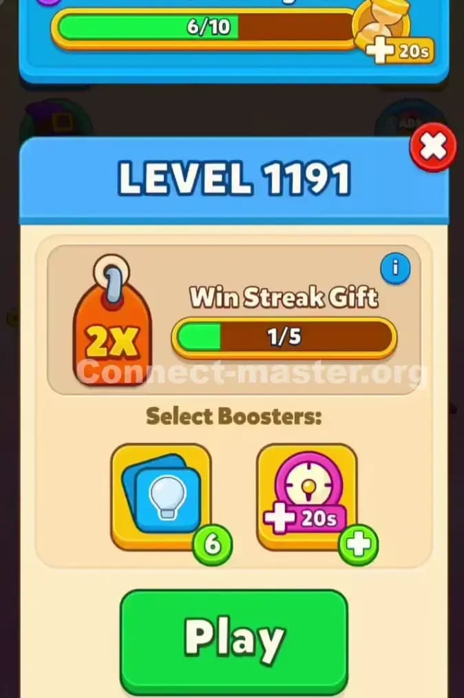 Connect Master Level 1191 Solution 1