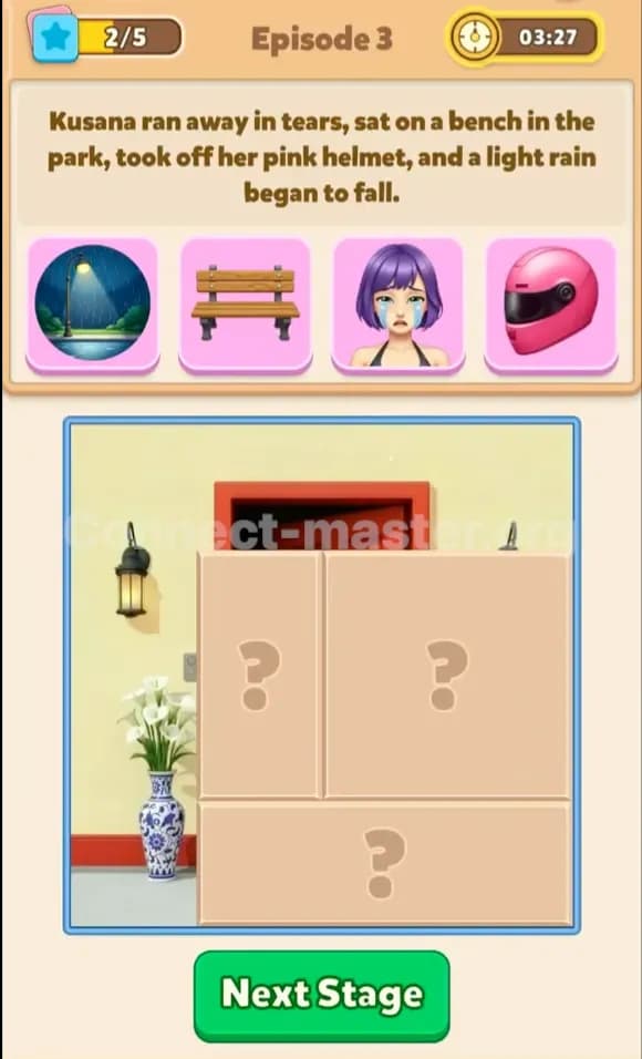 Connect Master Story Answer Out of Control Episode 3 Stage 2
