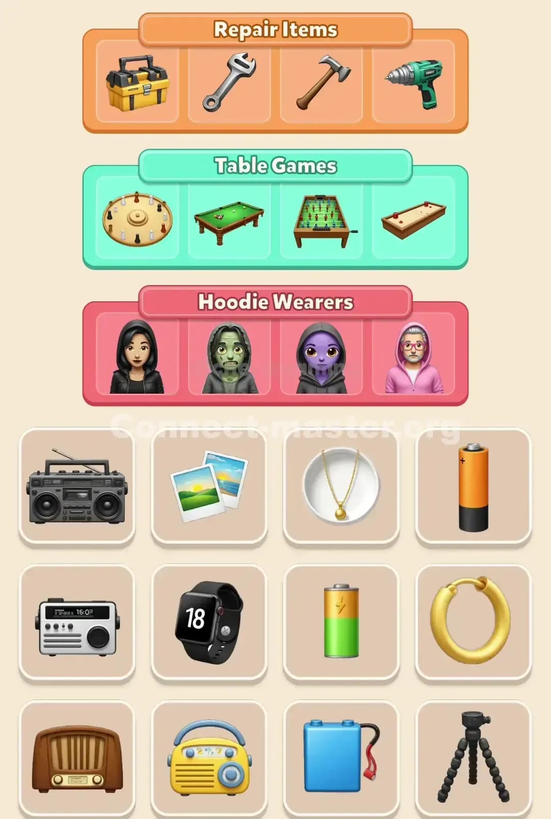 Connect Master Level 132 Solution 3