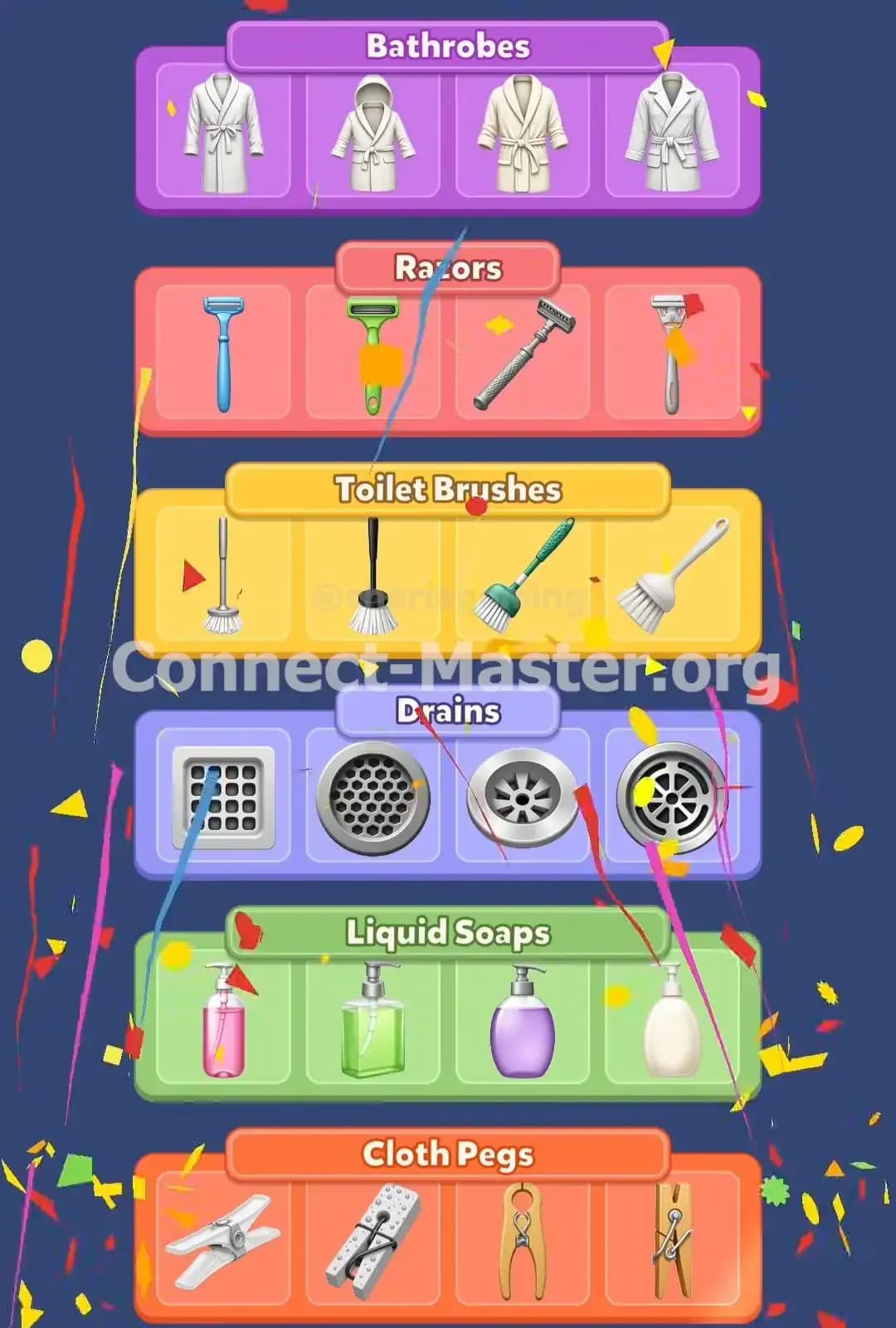 Connect Master Level 1496 Screenshot