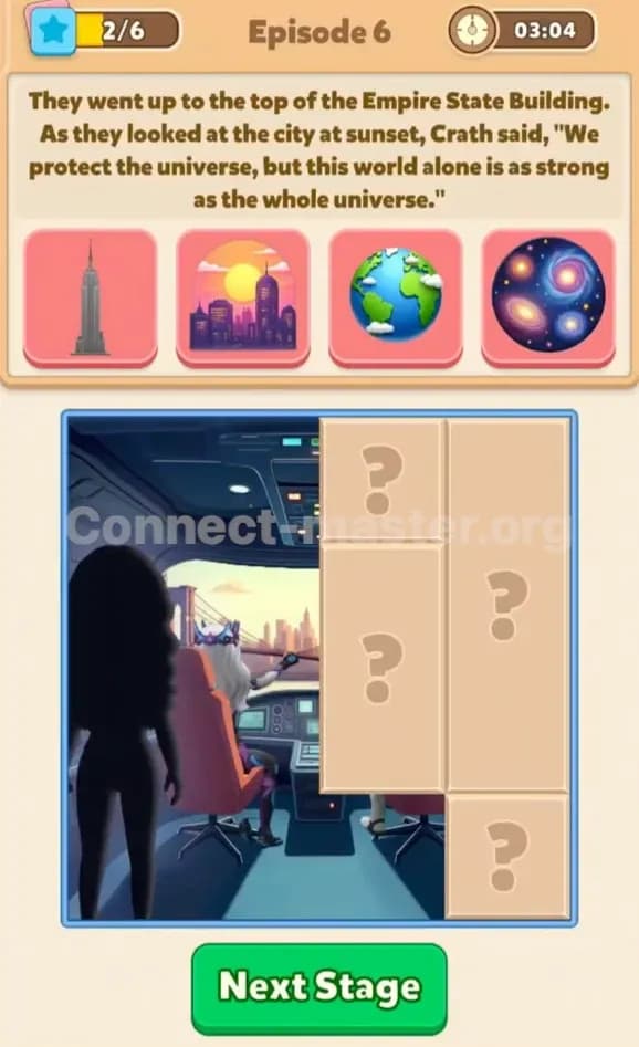 Connect Master Story Answer Time Travelers Episode 6 Stage 2