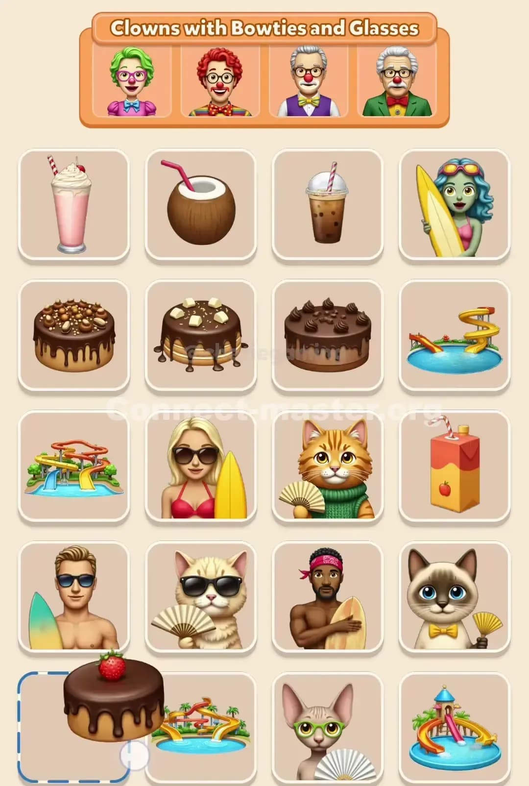 Connect Master Level 186 Solution 3