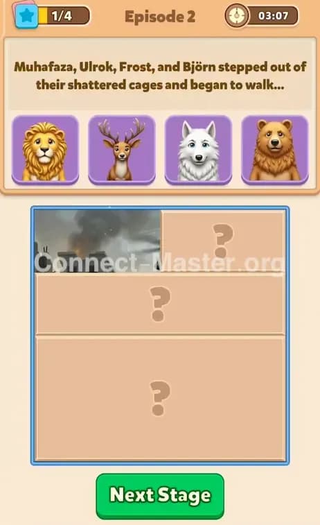 Connect Master Story Answer The Sky Above The Cage Episode 2 Stage 1
