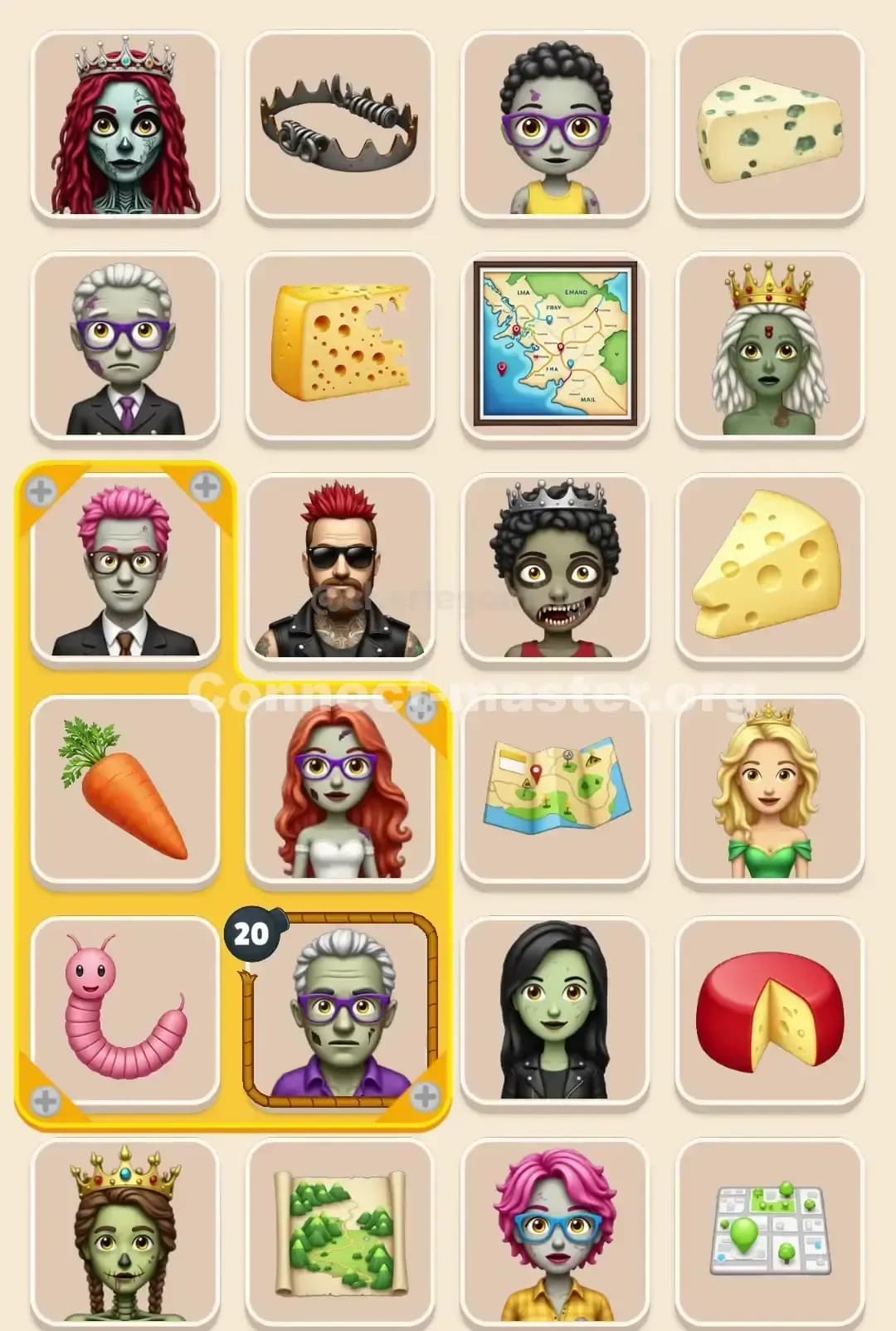 Connect Master Level 175 Solution 1