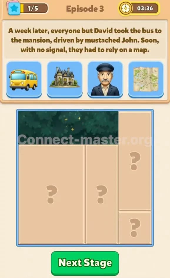 Connect Master Story Answer The Wages Of Sin Episode 3 Stage 1