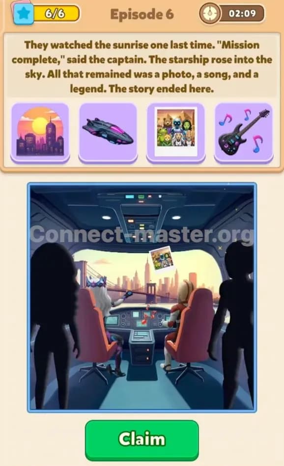 Connect Master Story Mode Answer Time Travelers Episode 6