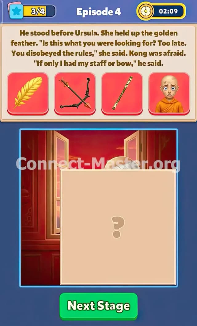 Connect Master Story Answer Golden Feather Episode 4 Stage 3