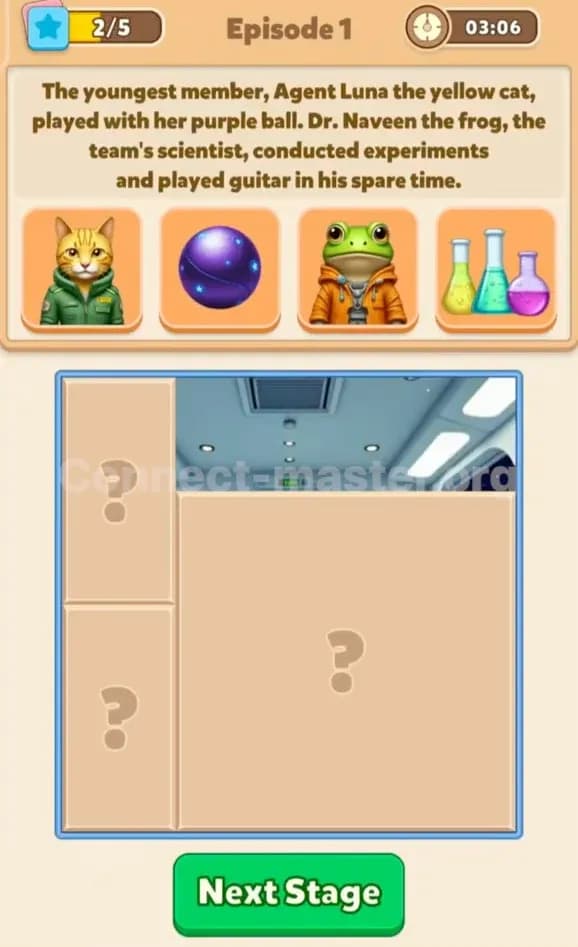 Connect Master Story Answer Time Travelers Episode 1 Stage 2