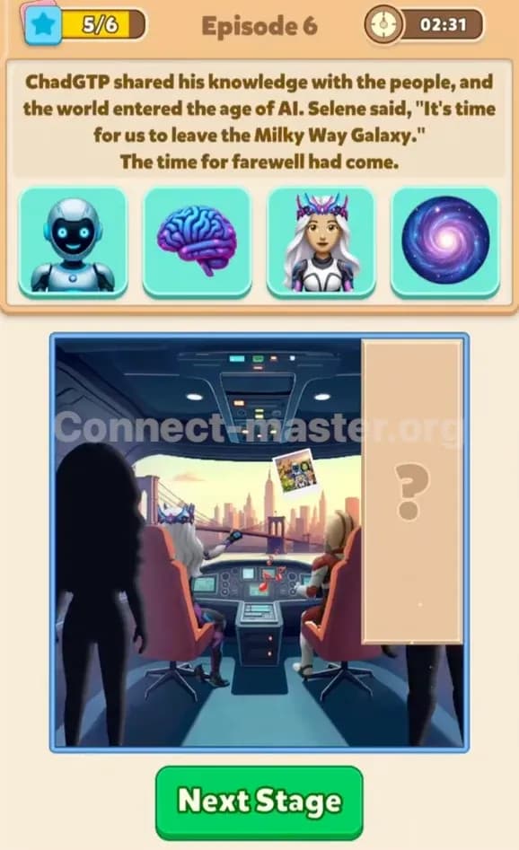 Connect Master Story Answer Time Travelers Episode 6 Stage 5