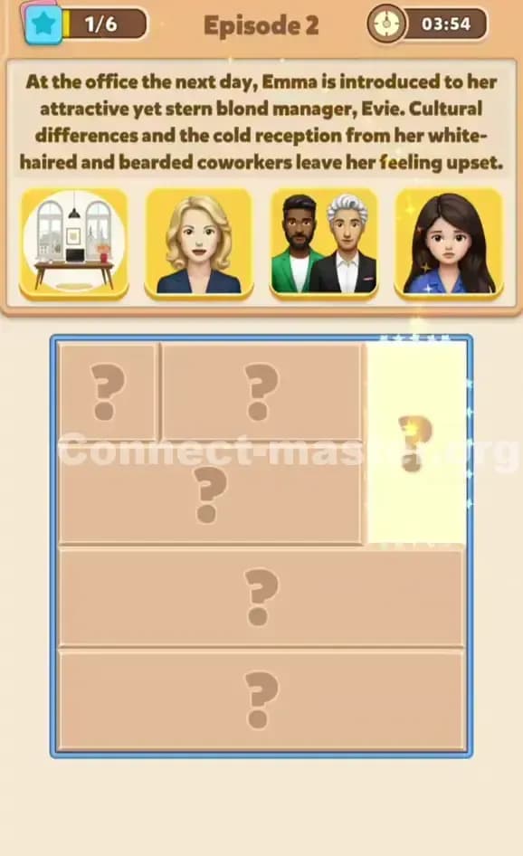 Connect Master Story Answer Forbidden love in Paris Episode 2 Stage 1