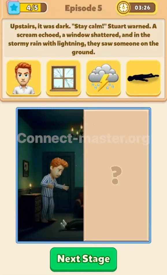 Connect Master Story Answer The Wages Of Sin Episode 5 Stage 4