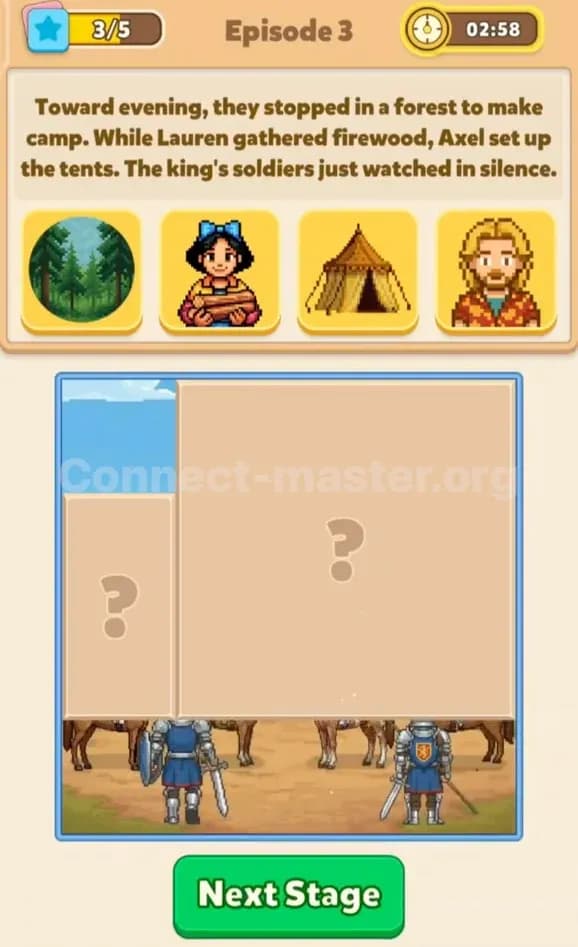 Connect Master Story Answer Arcade Room Episode 3 Stage 3