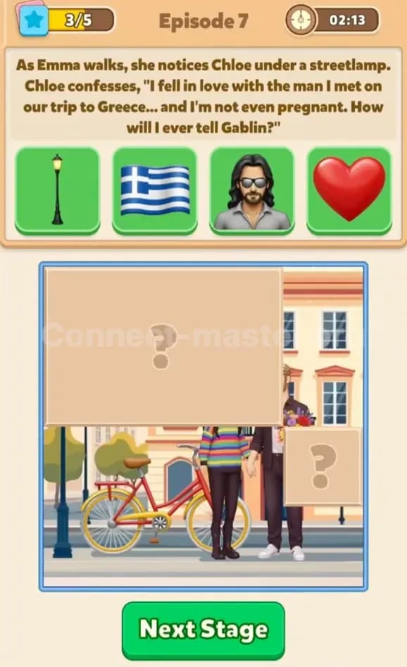 Connect Master Story Answer Forbidden love in Paris Episode 7 Stage 3