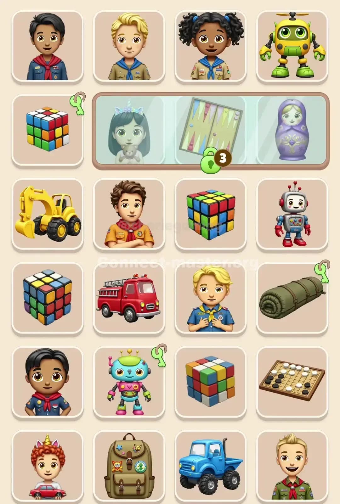 Connect Master Level 697 Solution 1