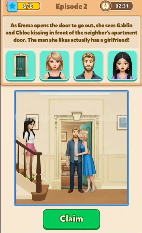 Connect Master Story Mode Answer Forbidden love in Paris Episode 2
