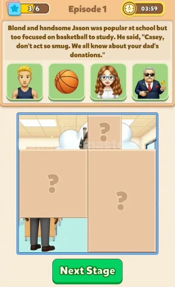 Connect Master Story Answer The Wages Of Sin Episode 1 Stage 3