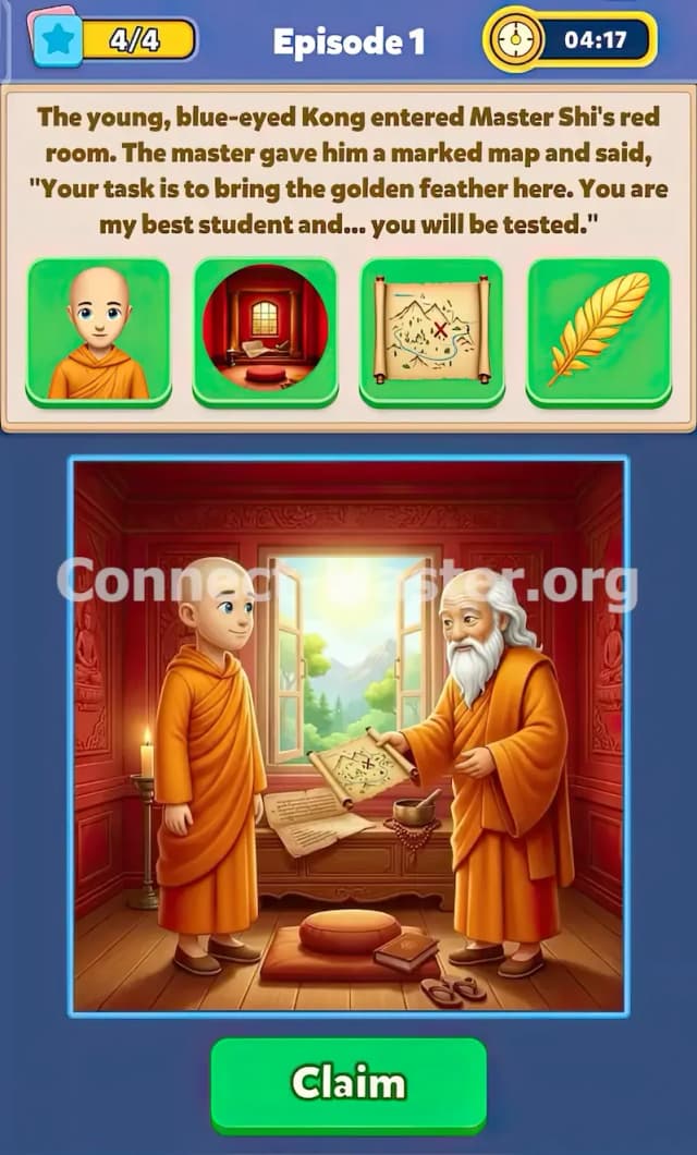 Connect Master Story Mode Answer Golden Feather Episode 1