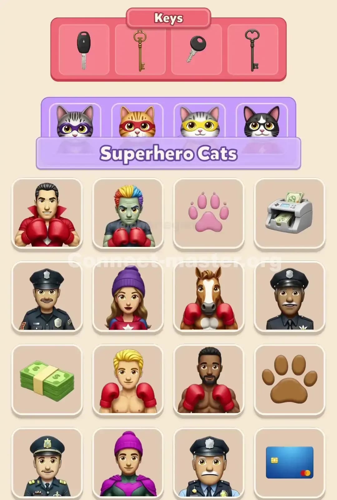 Connect Master Level 52 Solution 2