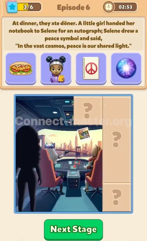 Connect Master Story Answer Time Travelers Episode 6 Stage 3