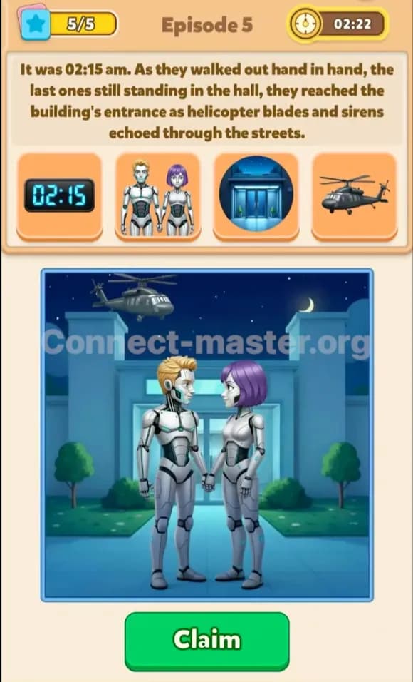 Connect Master Story Answer: Out of Control Episode 5 Answer