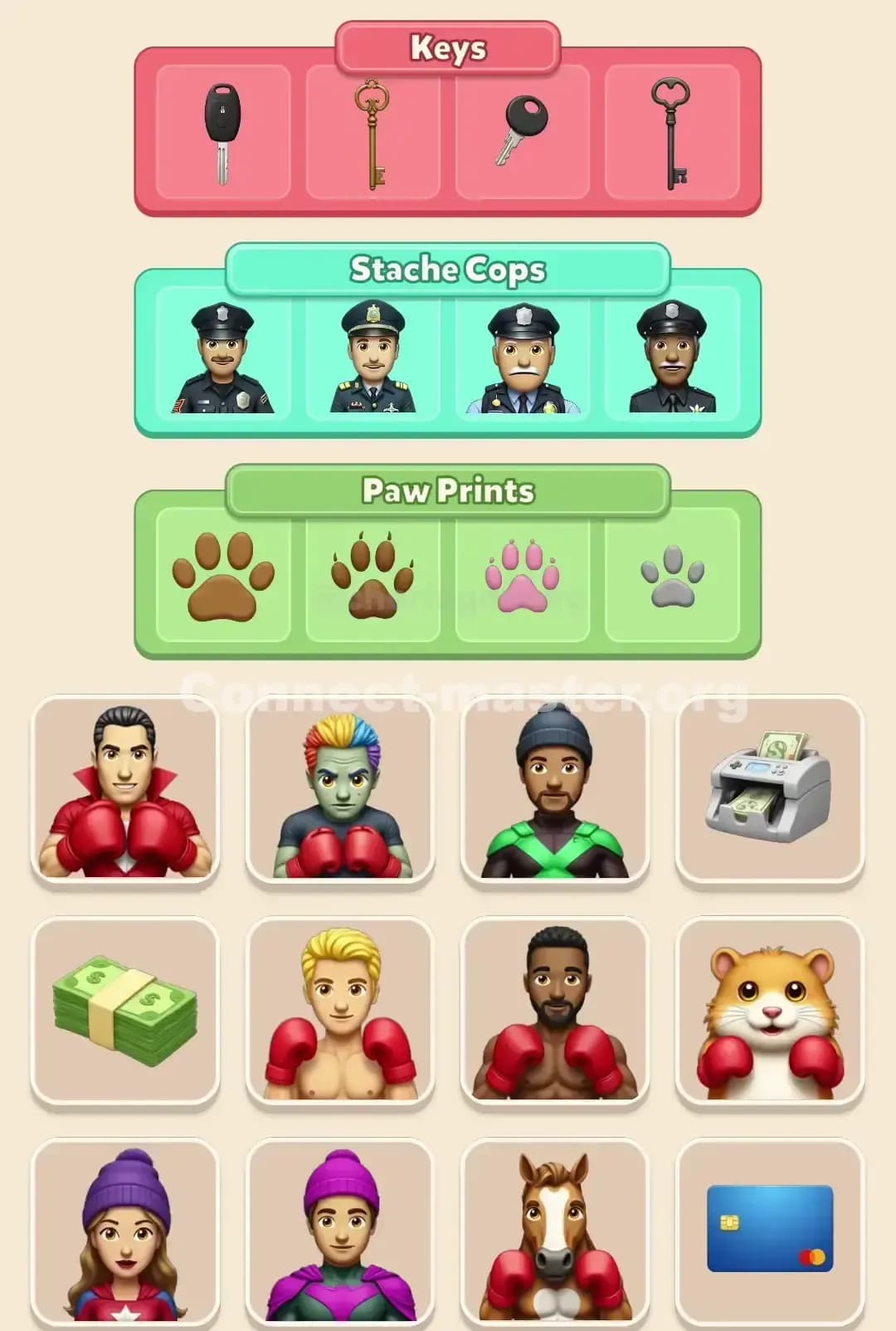 Connect Master Level 52 Solution 3