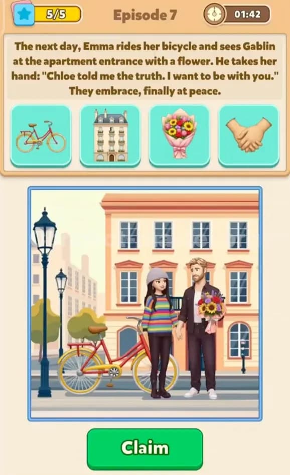 Connect Master Story Mode Answer Forbidden love in Paris Episode 7