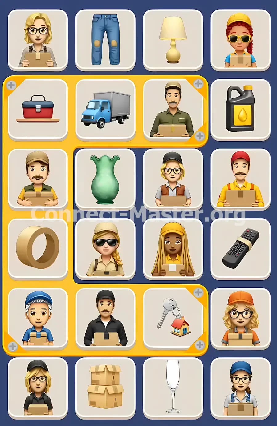 Connect Master Level 854 Solution 1