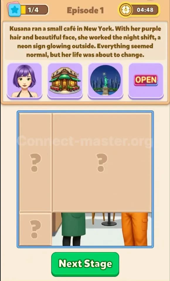 Connect Master Story Answer Out of Control Episode 1 Stage 1