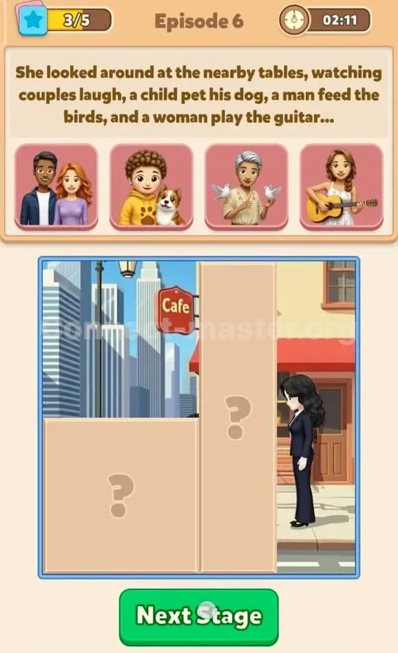 Connect Master Story Answer Tied Fates Episode 6 Stage 3