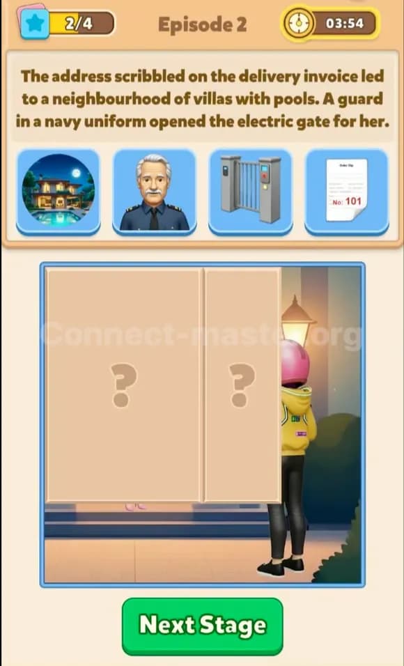 Connect Master Story Answer Out of Control Episode 2 Stage 2