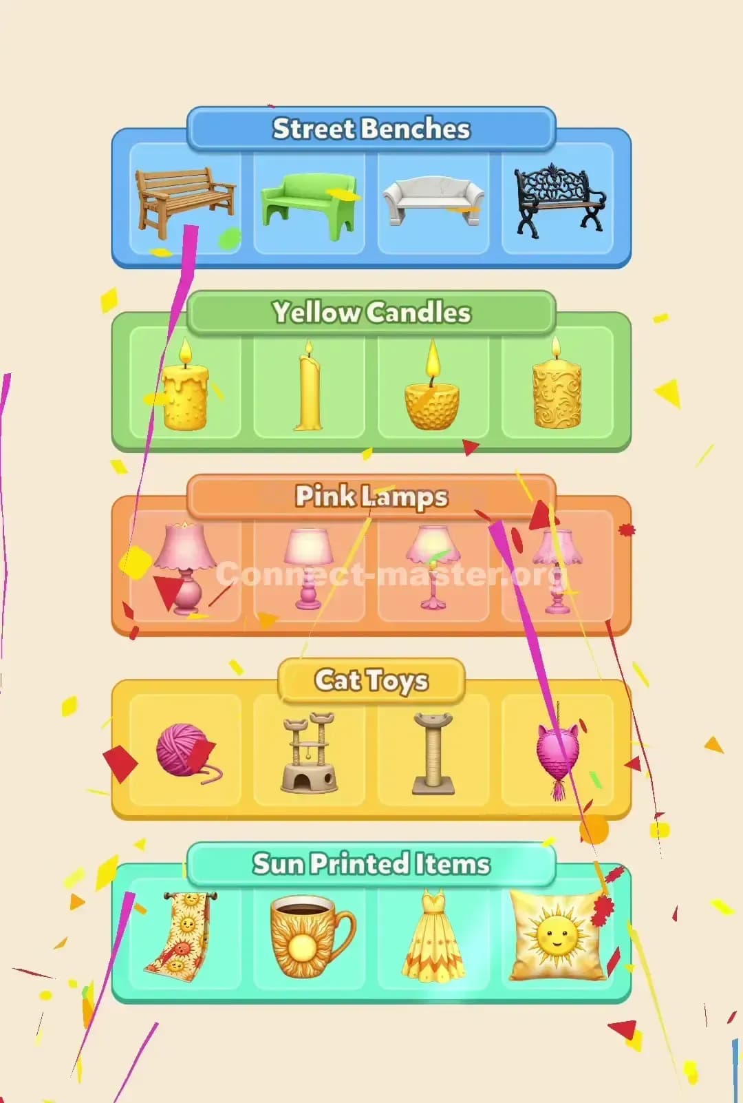 Connect Master Level 736 Screenshot