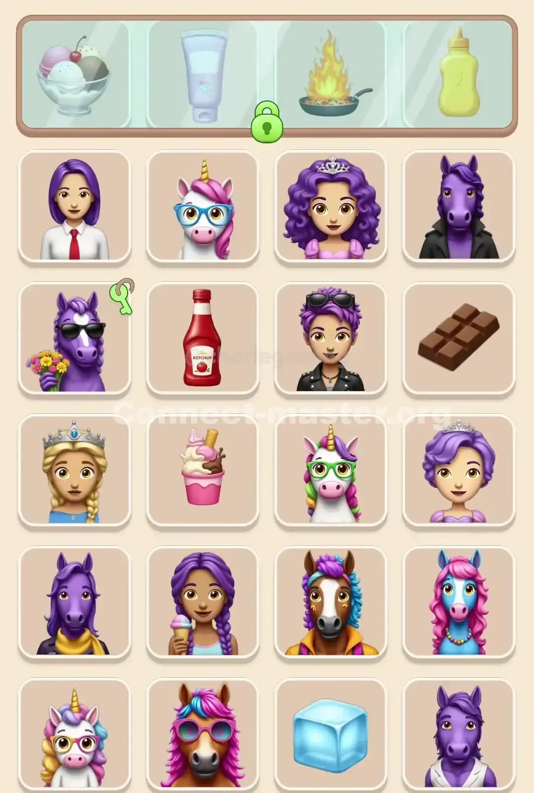 Connect Master Level 100 Solution 1