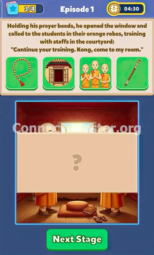 Connect Master Story Answer Golden Feather Episode 1 Stage 3