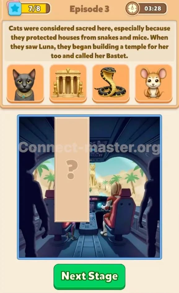 Connect Master Story Answer Time Travelers Episode 3 Stage 7
