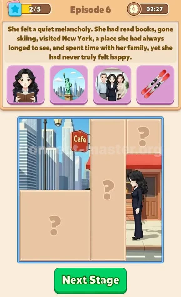 Connect Master Story Answer Tied Fates Episode 6 Stage 2