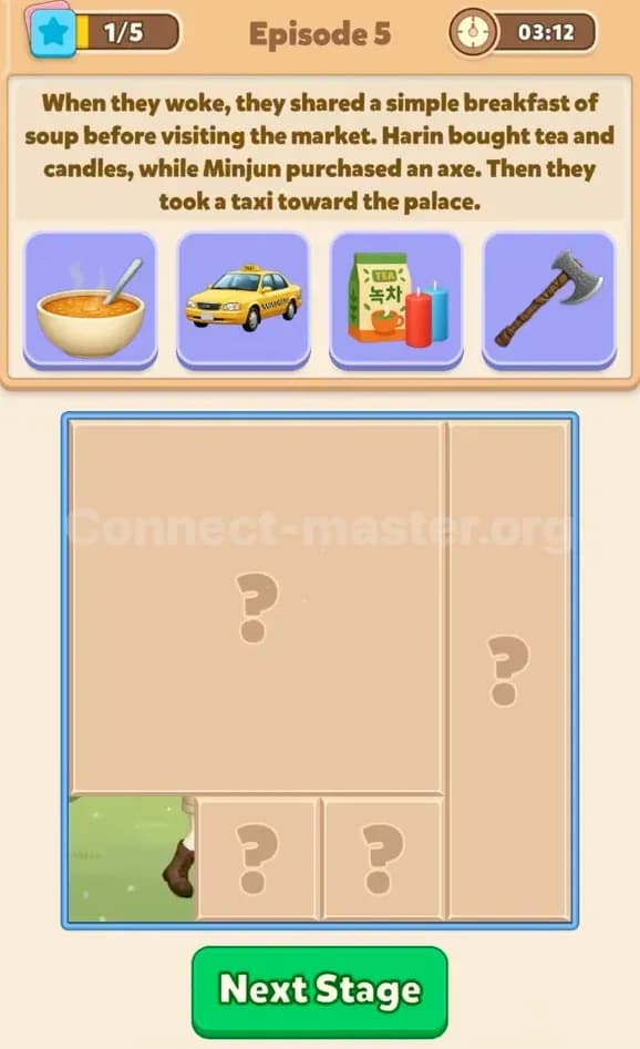 Connect Master Story Answer Tied Fates Episode 5 Stage 1