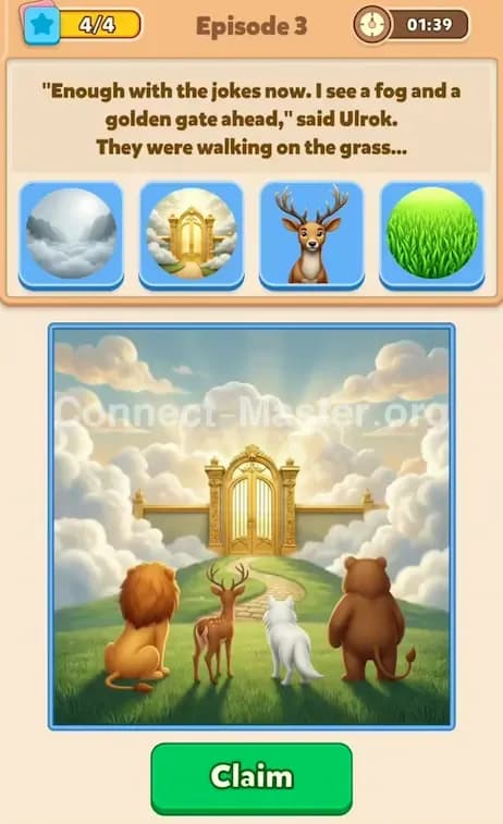 Connect Master Story Answer: The Sky Above The Cage Episode 3 Answer