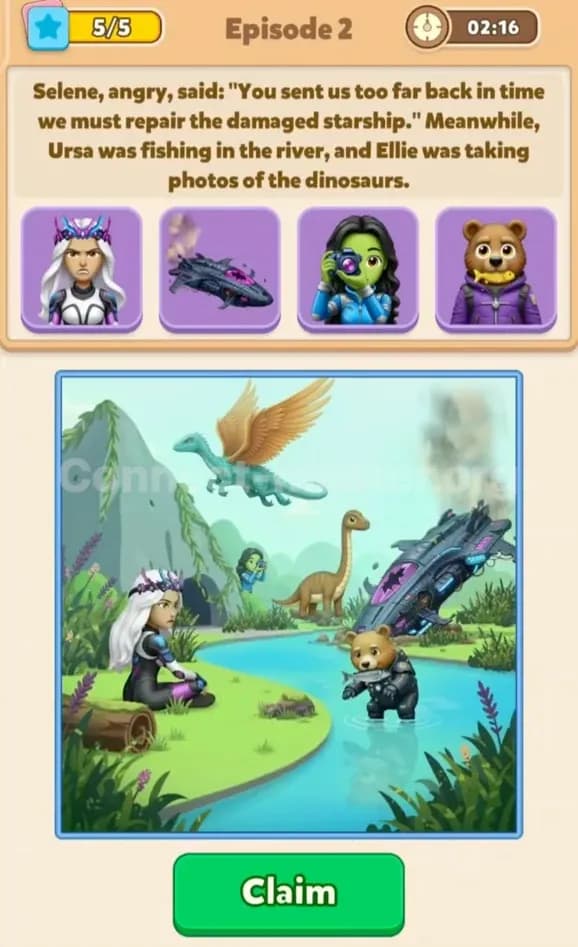 Connect Master Story Mode Answer Time Travelers Episode 2