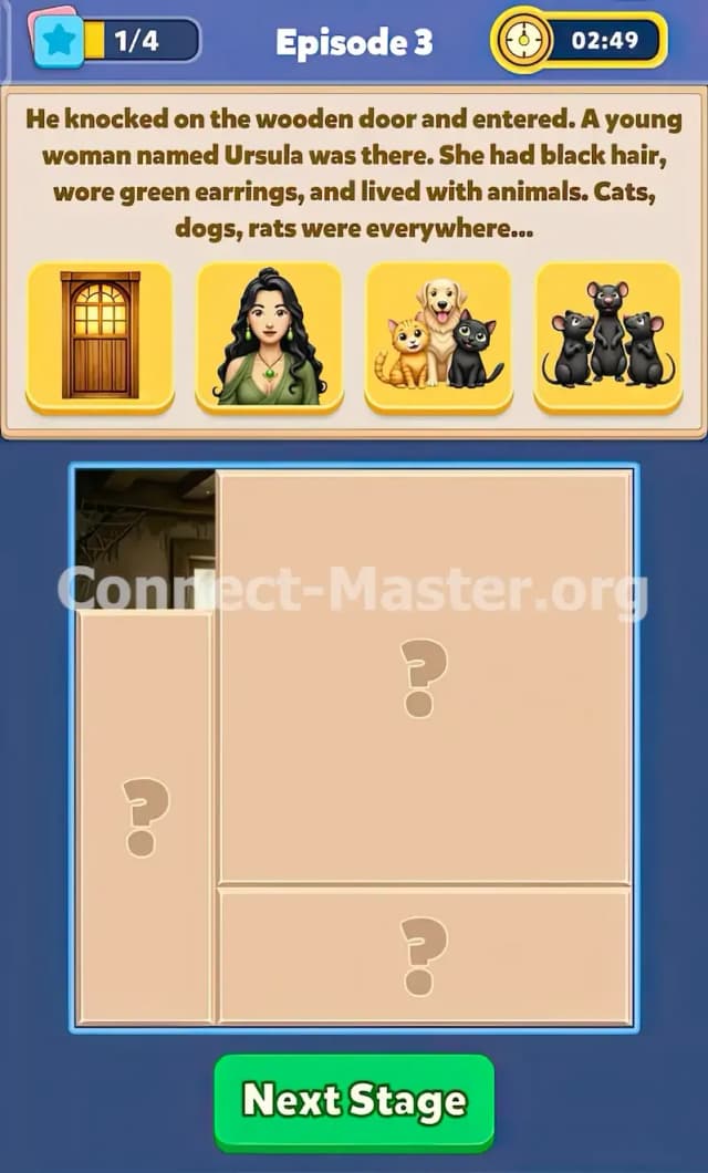 Connect Master Story Answer Golden Feather Episode 3 Stage 1