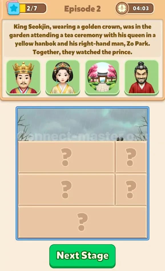 Connect Master Story Answer Tied Fates Episode 2 Stage 2